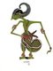 Indonesia: Figure of Pandu, wayang kulit ('shadow puppet') character from the ancient Hindu epic, Mahabharata