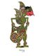 Indonesia: Figure of Salya, wayang kulit ('shadow puppet') character from the ancient Hindu epic, Mahabharata