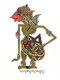Indonesia: Figure of Santanu / Cantanu, wayang kulit ('shadow puppet') character from the ancient Hindu epic, Mahabharata